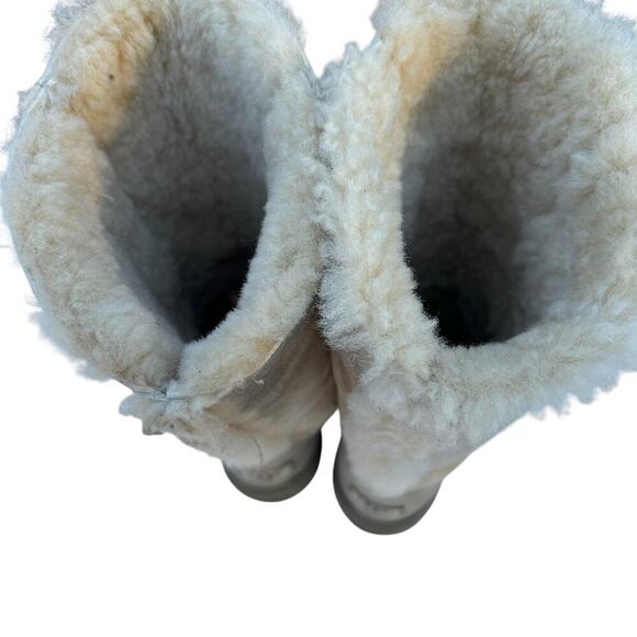 Uggs Australia Sundance II Suede Boots Size 9 Sheepskin with Pure Wool Lining - Picture 5 of 9